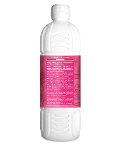Diluant Cellulosique - 1L Onyx recommandations d'utilisation