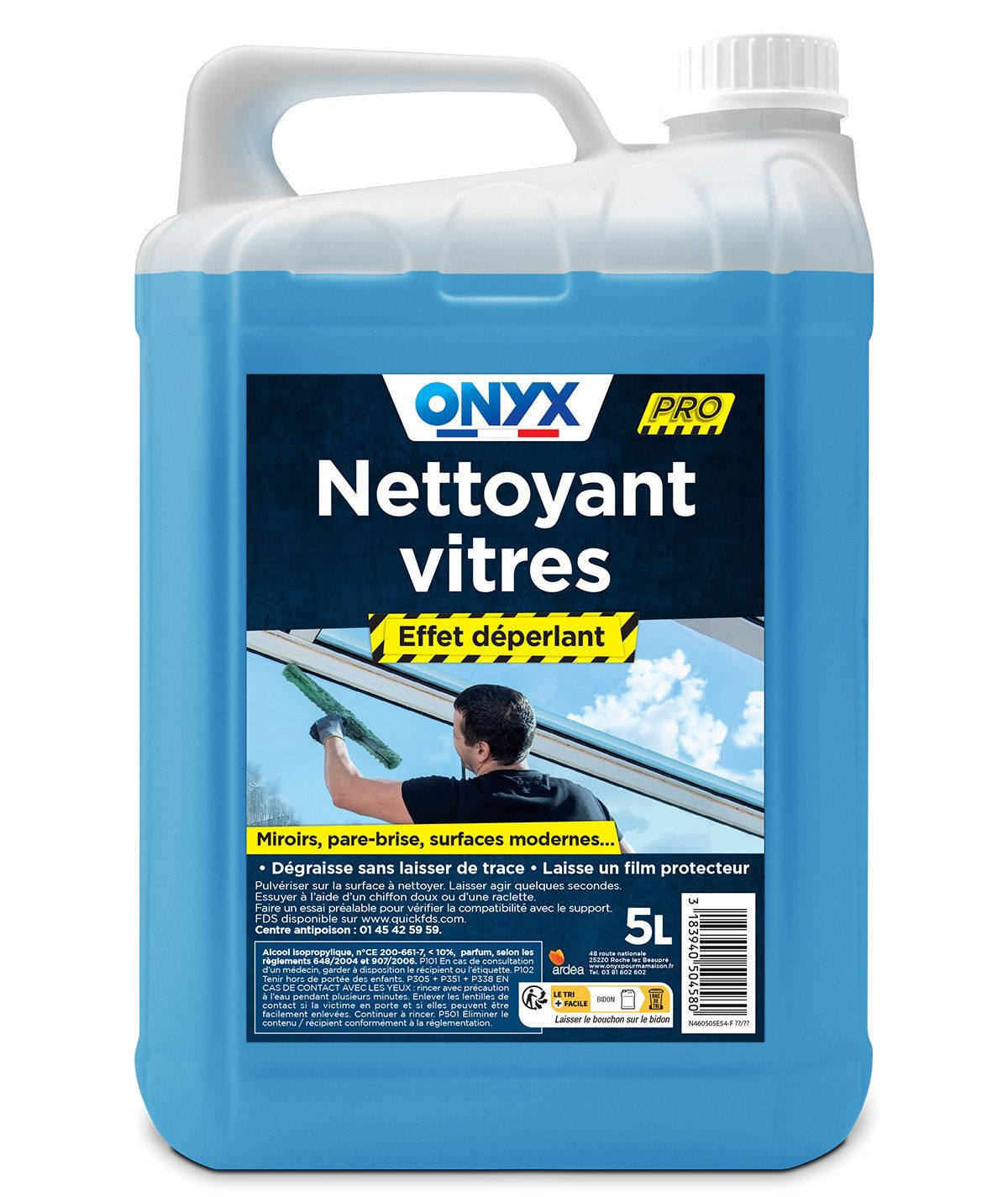 Nettoyant Vitres Onyx Professionnel - 5L