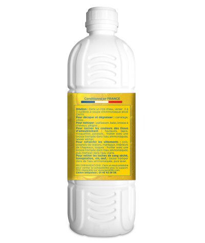Ammoniaque Alcali - 1L Onyx recommandations d'utilisation
