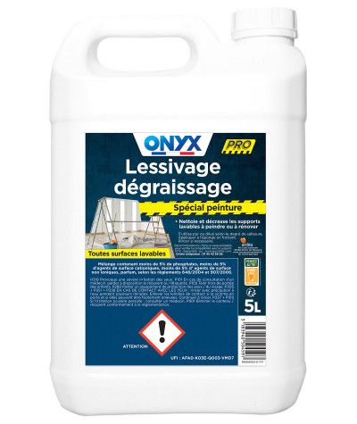 Lessivage & Dégraissage - 5L Onyx