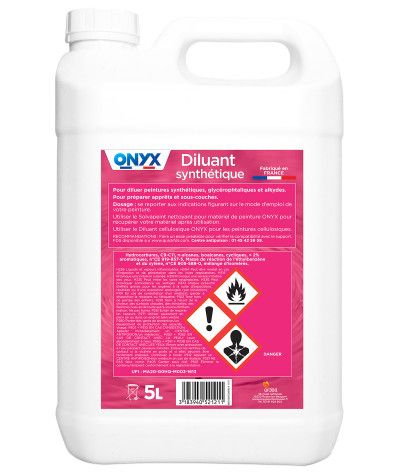 Diluant Synthétique - 5L Onyx recommandations d'utilisation