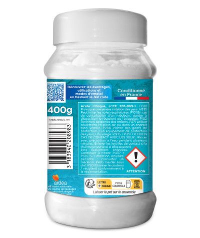 Acide Citrique - 400g Onyx prévention