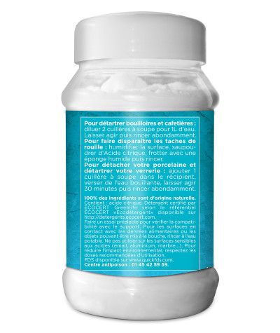 Acide Citrique - 400g Onyx recommandations d'utilisation