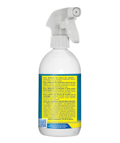 Acide Citrique Citron - 500mL Onyx recommandations d'utilisation