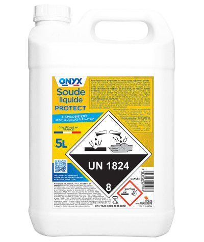 Soude Liquide Protect - 5L Onyx recommandations d'utilisation