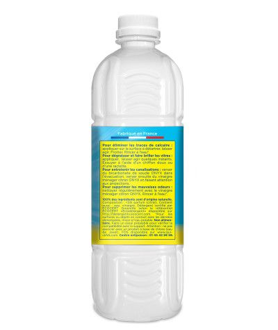 Vinaigre Ménager Parfumé Citron - 1L Onyx recommandations d'utilisation