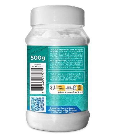 Bicarbonate de Soude Shaker - 500g Onyx prévention