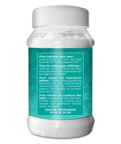 Bicarbonate de Soude Shaker - 500g Onyx recommandations d'utilisation