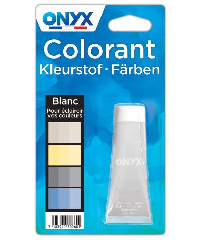 Colorant - 25mL Onyx - Blanc