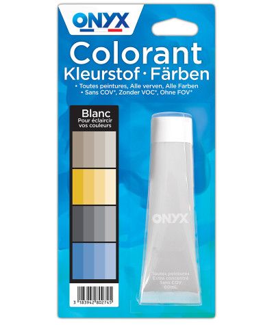 Colorant universel pour peinture oxyde rouge 25 ml ONYX, 507275, Peinture  et droguerie