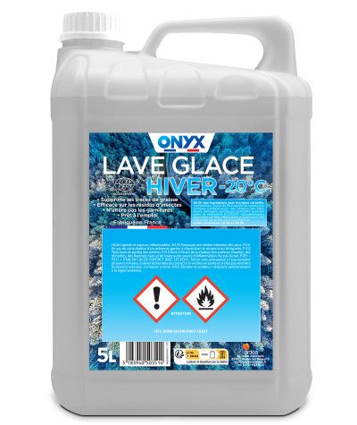 Lave Glace Hiver Ecocert - 5L Onyx recommandations d'utilisation