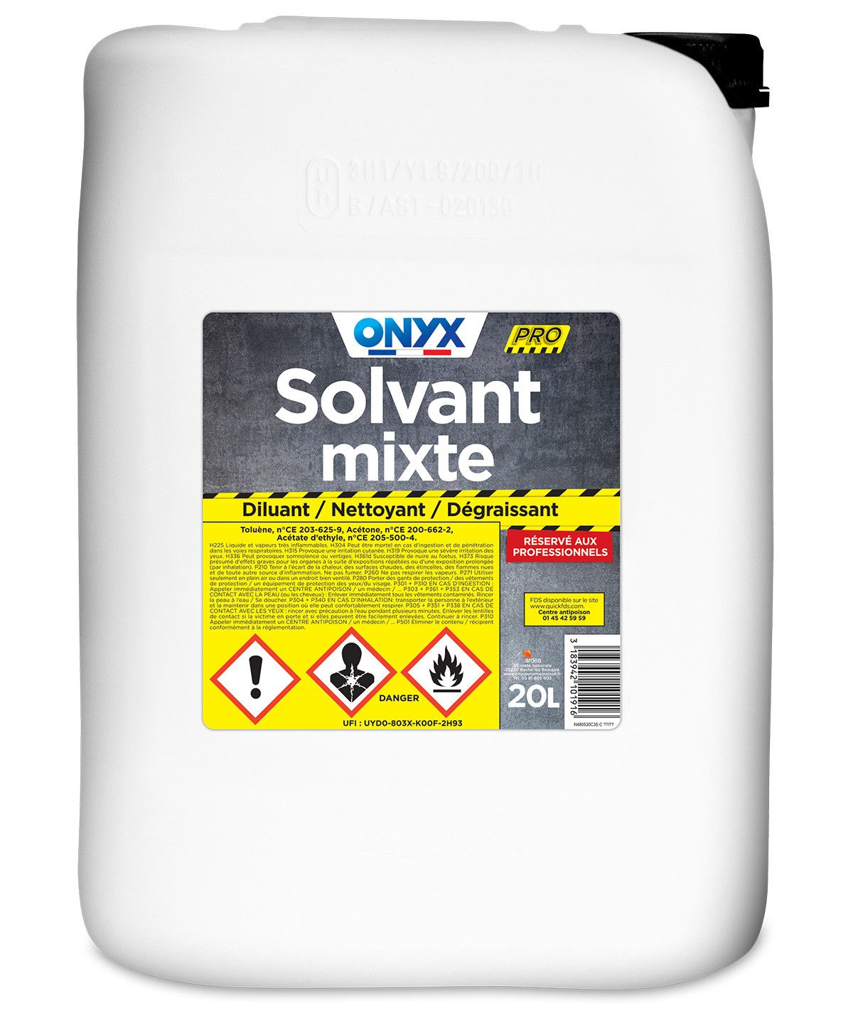 Solvant Mixte - 20L Onyx
