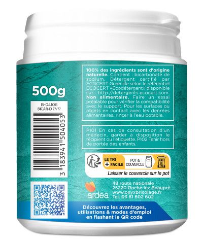 Bicarbonate de Soude - 500g Onyx prévention