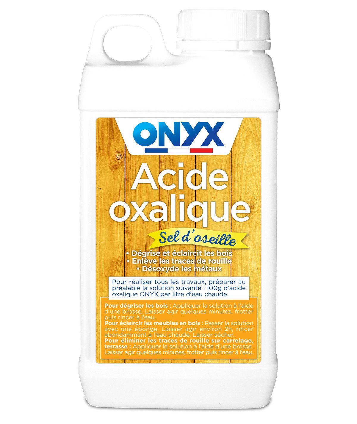 Acide Oxalique Onyx gamme bricolage - 750g